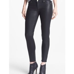 Paige Verdugo Ankle Coated Silk Skinny jeans